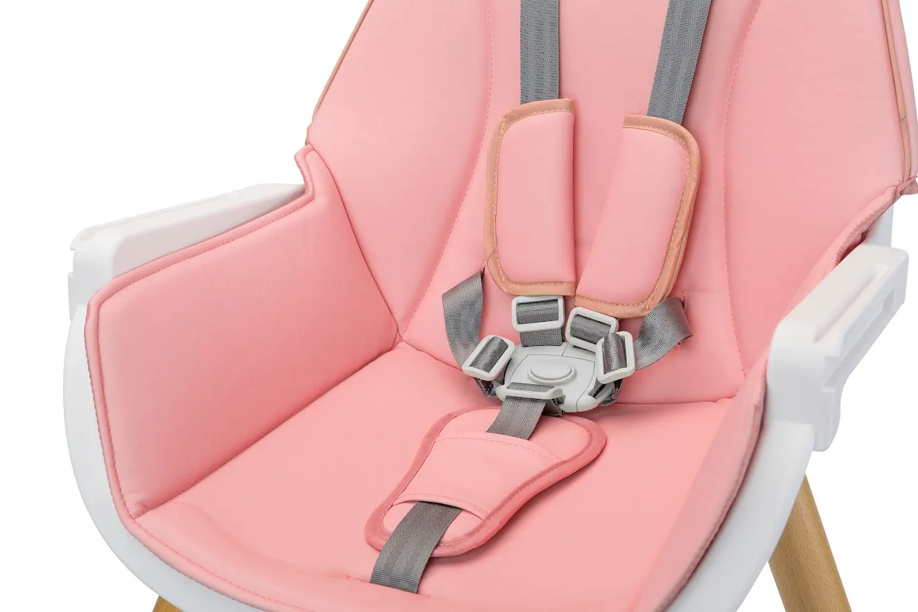 Дитячий стільчик для годування Caretero Tuva Pink